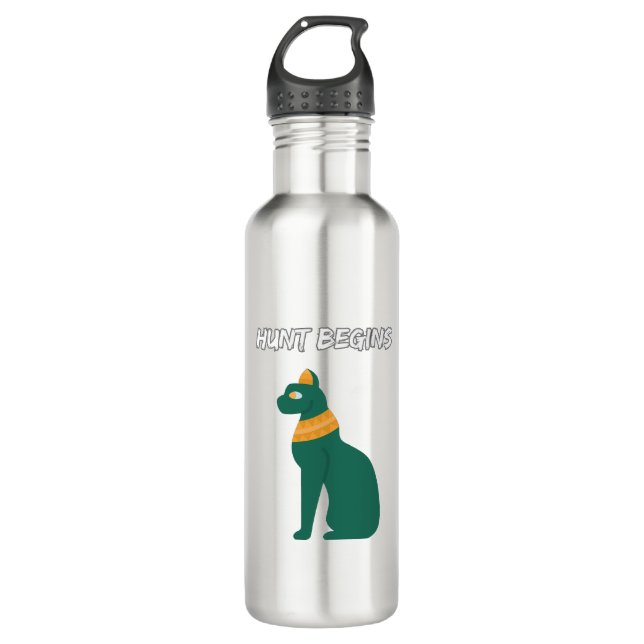 Hunt Begins Stainless Steel Water Bottle (Front)