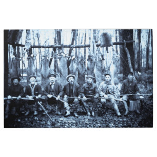 Hunt Club 1911 Vintage Deer Hunters  Metal Print