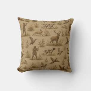 Hunt, hunter, Hunting Throw Pillow