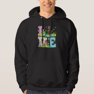 Hunt Love Weimaraner Easter Dog Easter Egg Hunt Hoodie