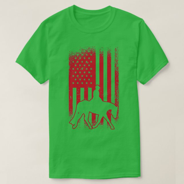 Hunt Seat English Riding Rider Horse Riding Equest T-Shirt (Design Front)