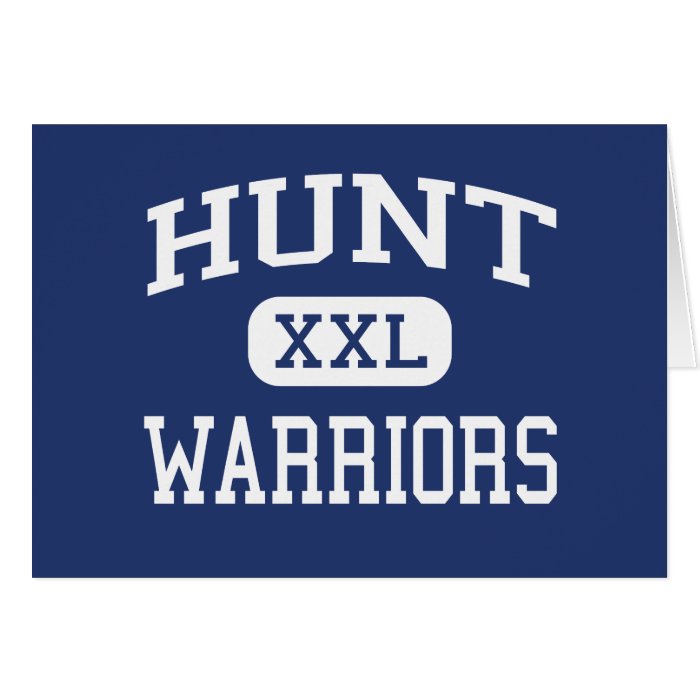 Hunt   Warriors   High   Wilson North Carolina Greeting Card