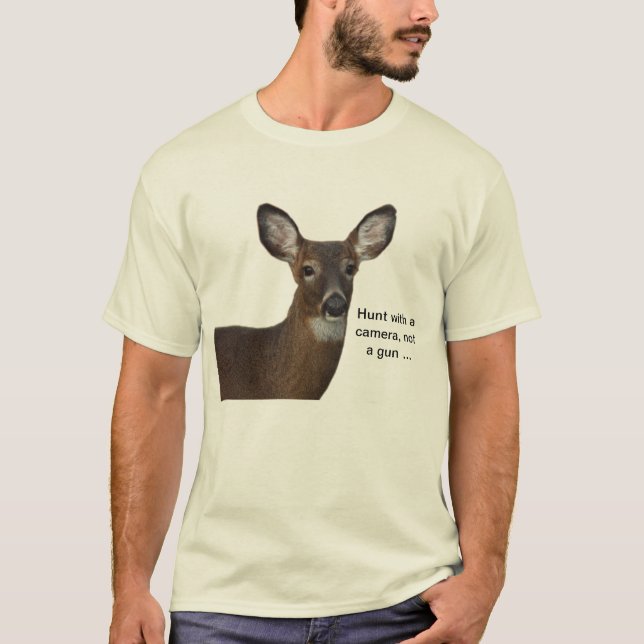 Hunt with a camera deer tee shirt (Front)