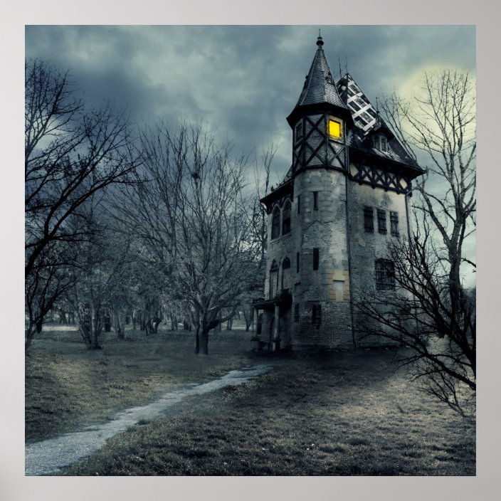 Hunted house poster | Zazzle.com