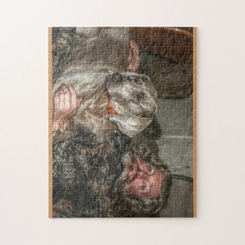 Hunter and Dog Jigsaw Puzzle