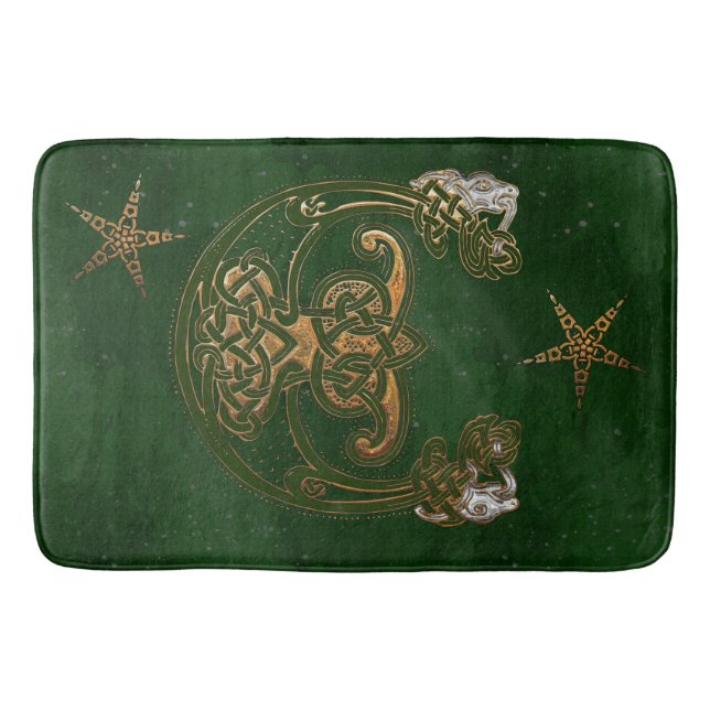 Hunter and Gold Celtic Bath Mat (Front)