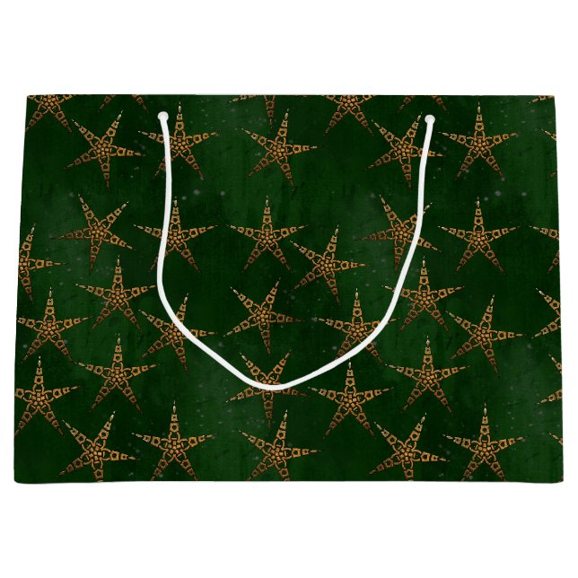 Hunter and Gold Celtic Large Gift Bag (Front)