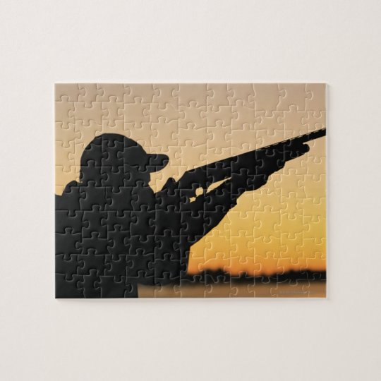 Hunter and Gun Jigsaw Puzzle