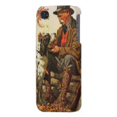 Hunter and Spaniel iPhone Case (Back Left)