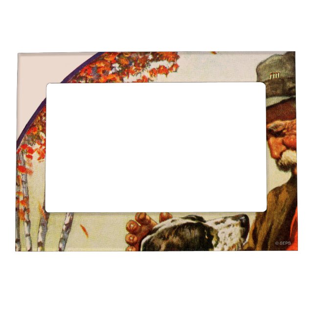 Hunter and Spaniel Magnetic Frame (Front)