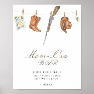 Hunter baby shower - Mimosa bar Poster