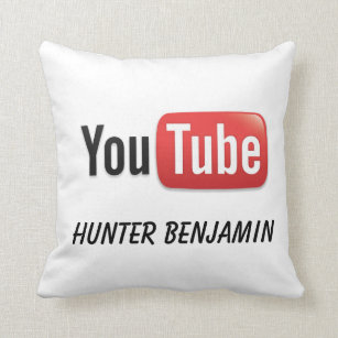 Hunter Benjamin YouTube Pillow