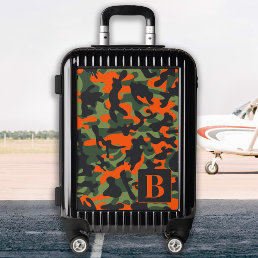 Hunter Camo Personalized Monogram Camouflage Luggage