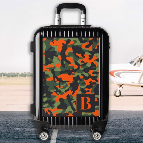 Hunter Camo Personalized Monogram Camouflage Luggage