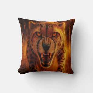 Hunter Cheetah Throw Pillow