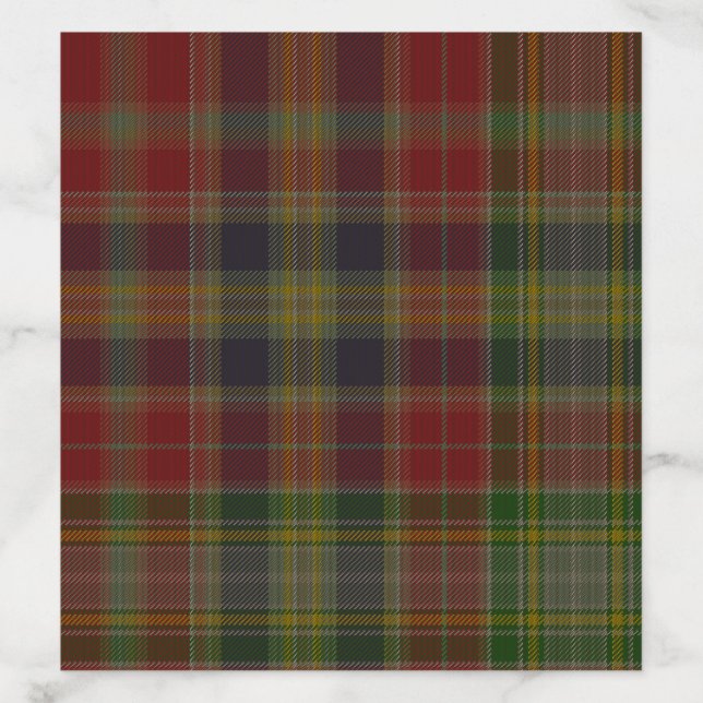 Hunter Clan Tartan Envelope Liner (Design)