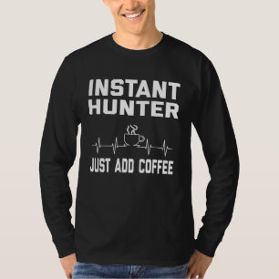 Hunter Coffee  Coffee Humor  EKG T-Shirt