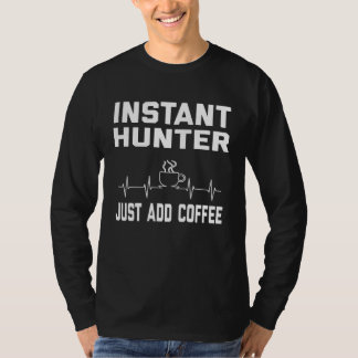 Hunter Coffee  Coffee Humor  EKG T-Shirt
