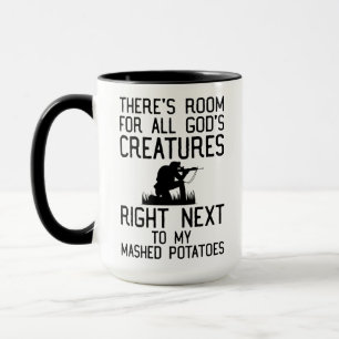 Hunter Coffee - There's Room For All Gods Creature Mug