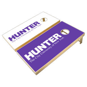 Hunter College CUNY Academic Logo Cornhole Set
