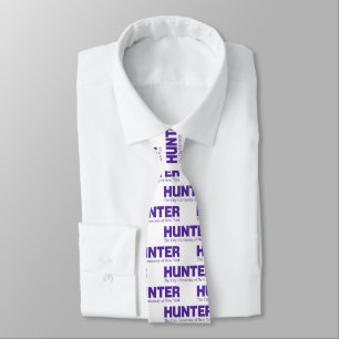 Hunter College CUNY Academic Logo Neck Tie