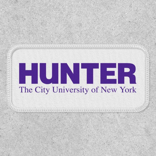 Hunter College CUNY Academic Logo Patch (Front)