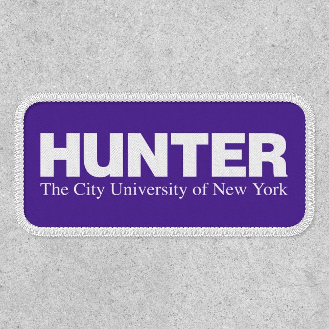Hunter College CUNY Academic Logo Patch (Front)
