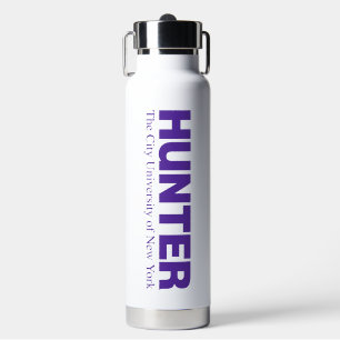 Hunter College CUNY Academic Logo Water Bottle