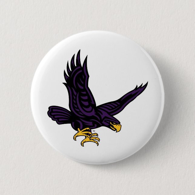 Hunter College Hawk Button (Front)