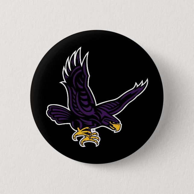 Hunter College Hawk Button (Front)