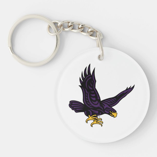 Hunter College Hawk Keychain (Front)