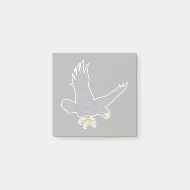 Hunter College Hawk Post-it Notes (Front)