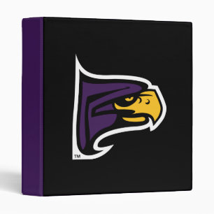 Hunter College Hawk Profile Mascot 3 Ring Binder