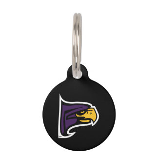 Hunter College Hawk Profile Mascot Pet ID Tag