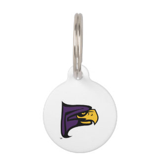 Hunter College Hawk Profile Mascot Pet ID Tag