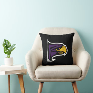Hunter College Hawk Profile Mascot Throw Pillow