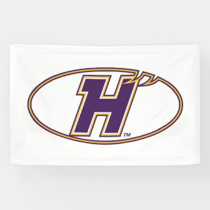 Hunter College Hawks Athletic Logo Banner