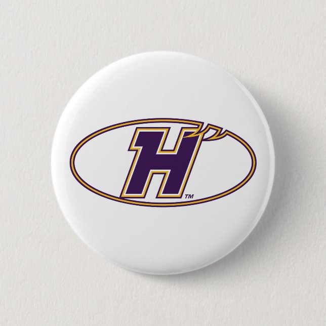 Hunter College Hawks Athletic Logo Button (Front)