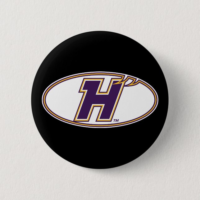 Hunter College Hawks Athletic Logo Button (Front)