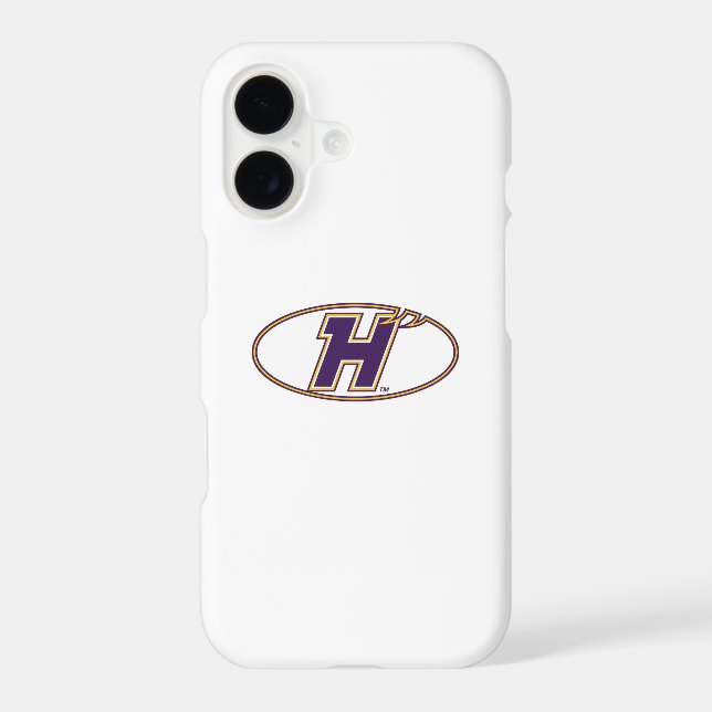 Hunter College Hawks Athletic Logo Iphone Case (Back)