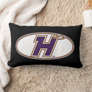 Hunter College Hawks Athletic Logo Lumbar Pillow