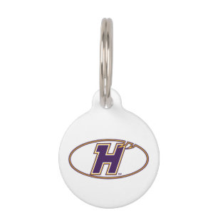 Hunter College Hawks Athletic Logo Pet ID Tag