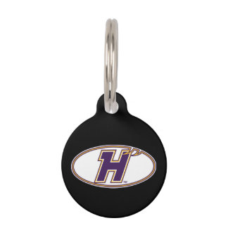 Hunter College Hawks Athletic Logo Pet ID Tag