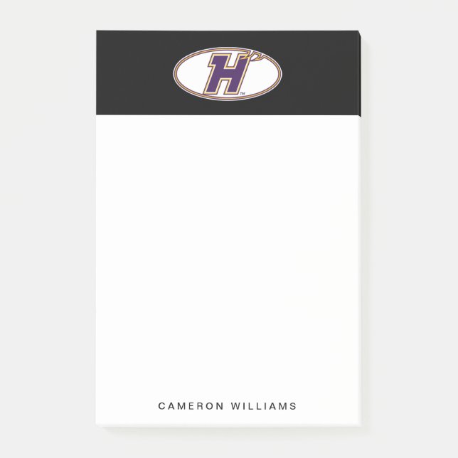 Hunter College Hawks Athletic Logo Post-it Notes (Front)