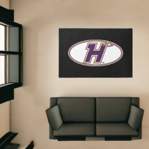 Hunter College Hawks Athletic Logo Rug