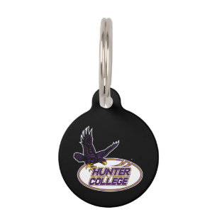 Hunter College Hawks Mascot Pet ID Tag