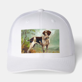 Hunter dog with bird in mouth