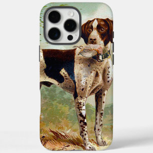 Hunter dog with bird in mouth iPhone 16 pro max case