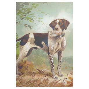 Hunter dog with bird in mouth gallery wrap