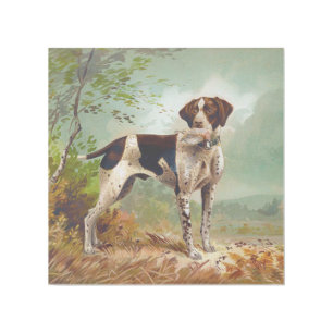 Hunter dog with bird in mouth gallery wrap